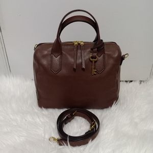 Fossil Fiona Satchel - Brown